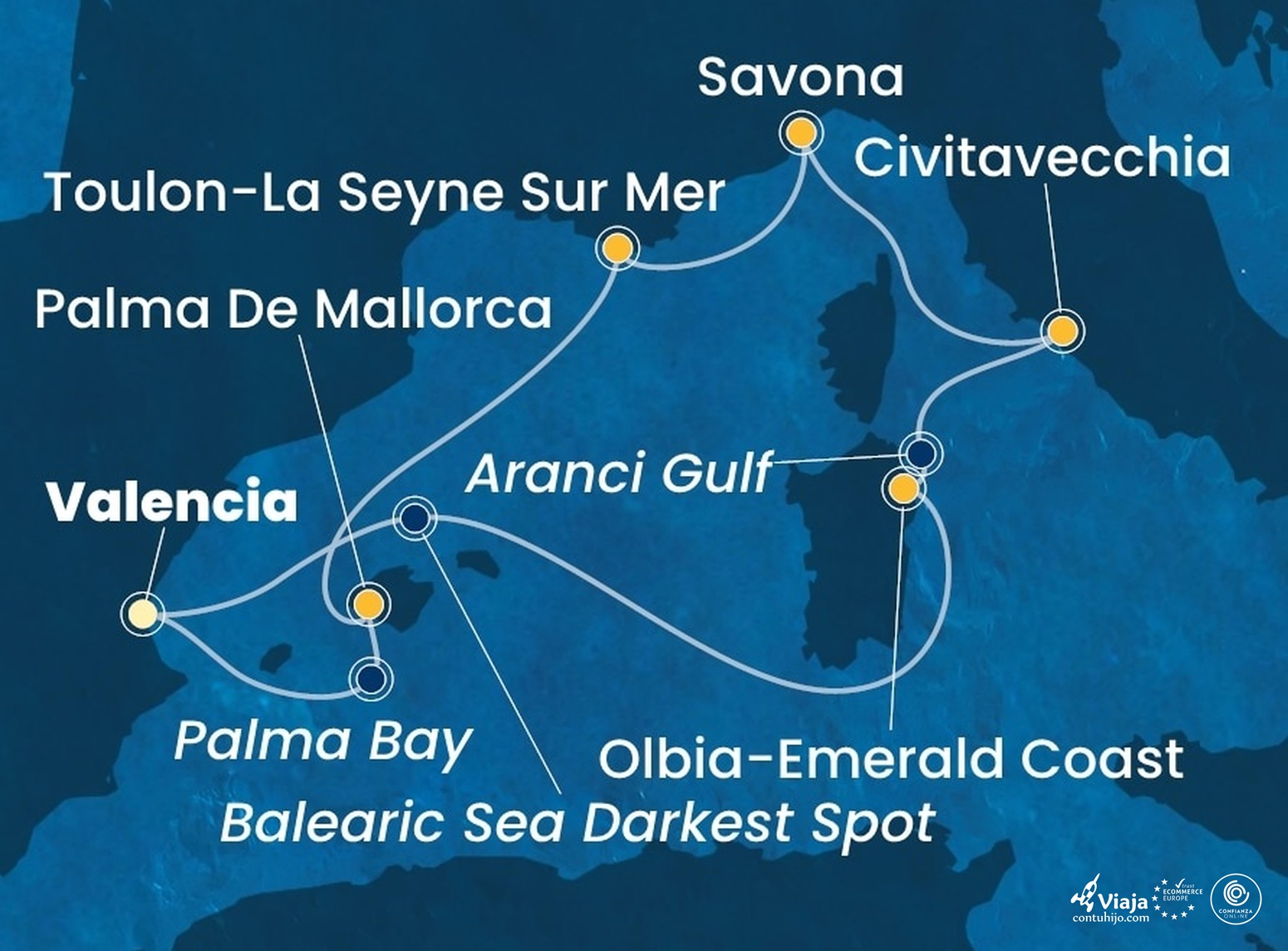 recorrido costa toscana valencia 2026
