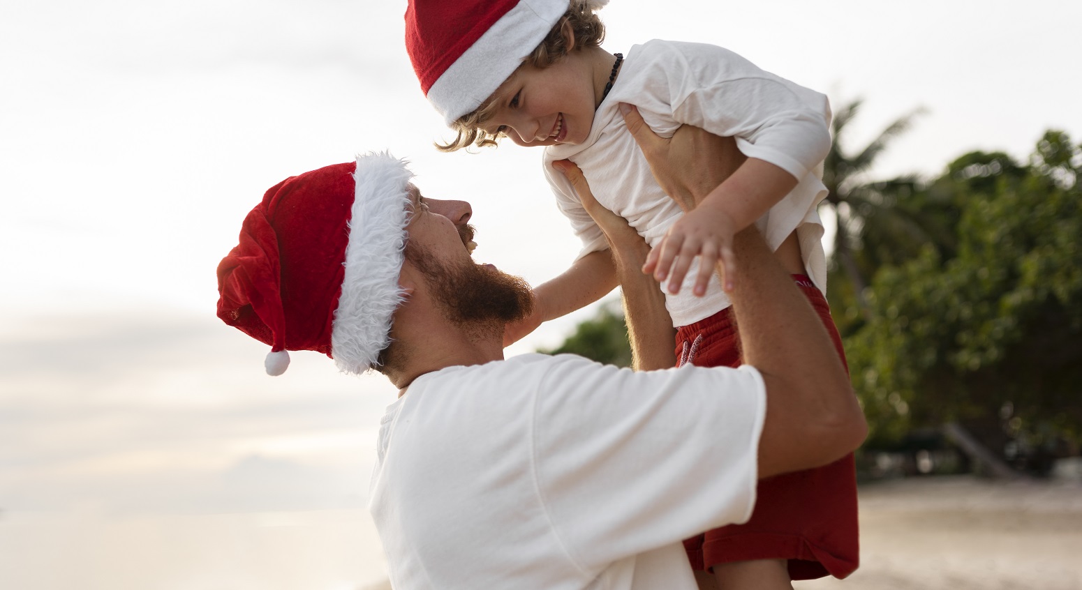 padre e hijo viajacontuhijo navidad