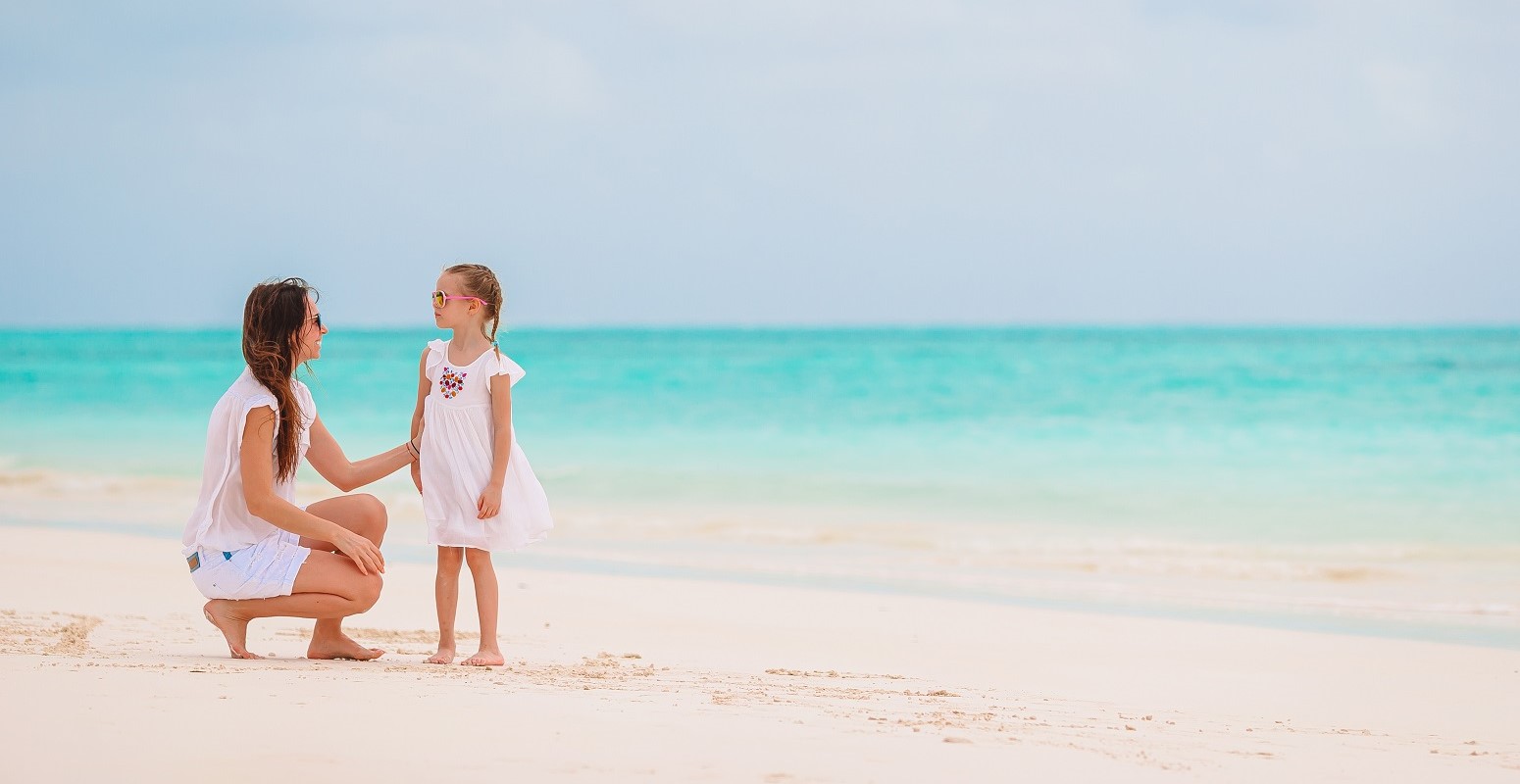 viajando al caribe familia monoparental 