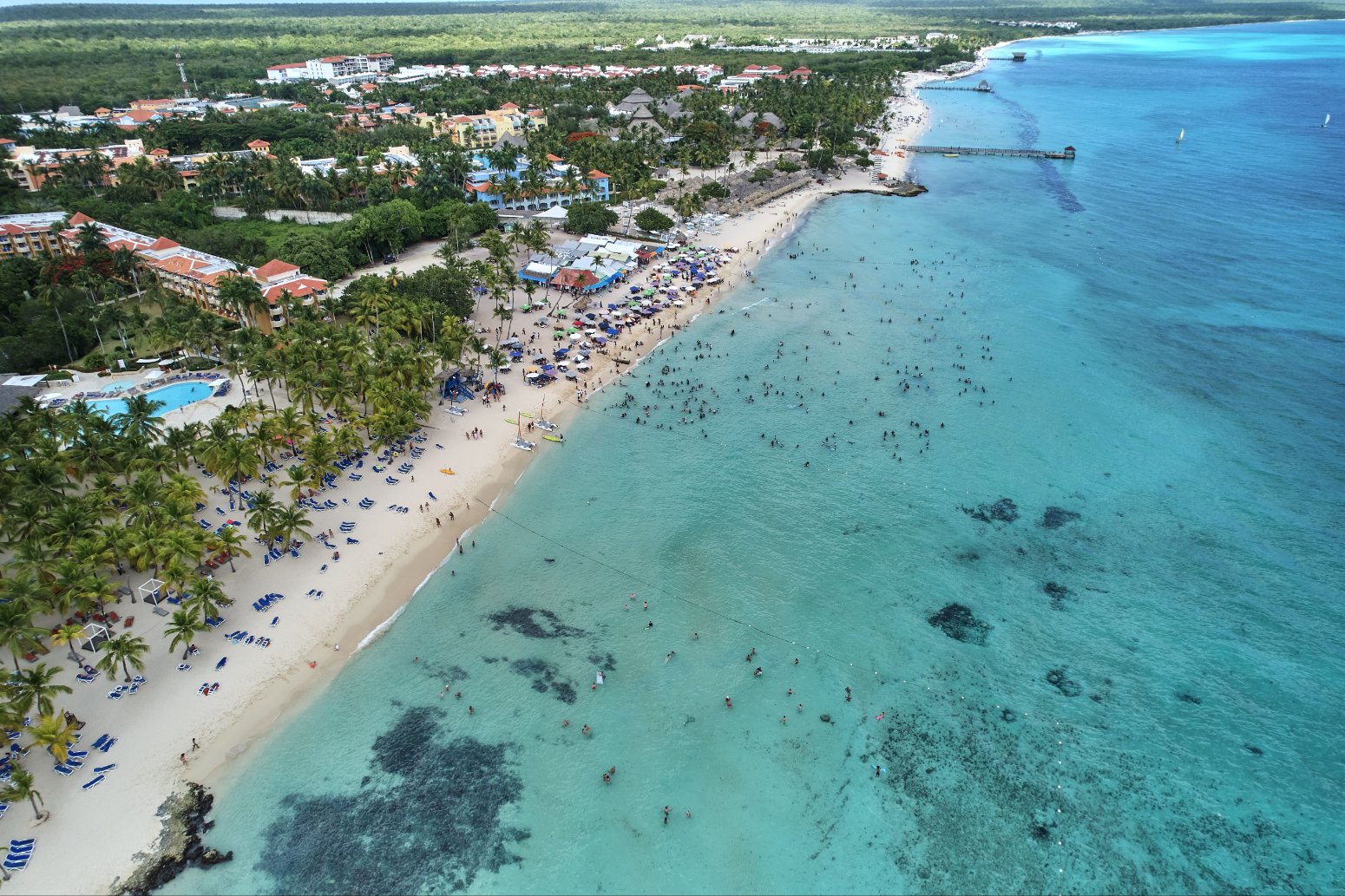 playa dominicus bayahibe vista aerea