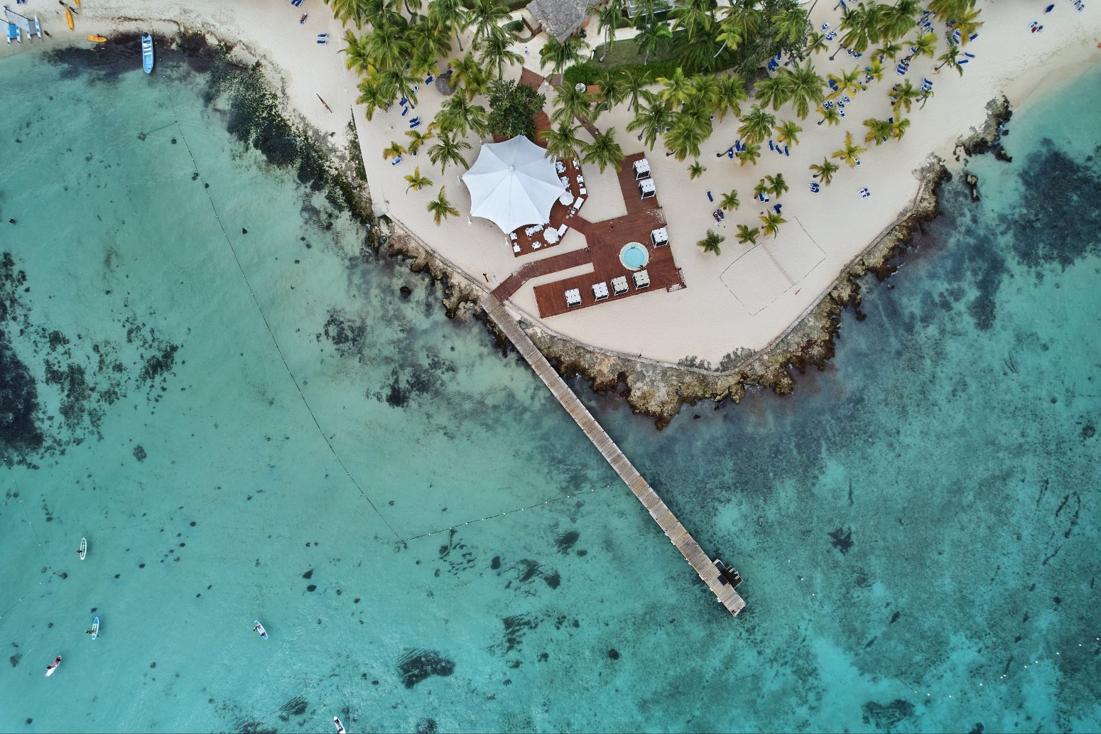 playa dominicus bayahibe desde el aire