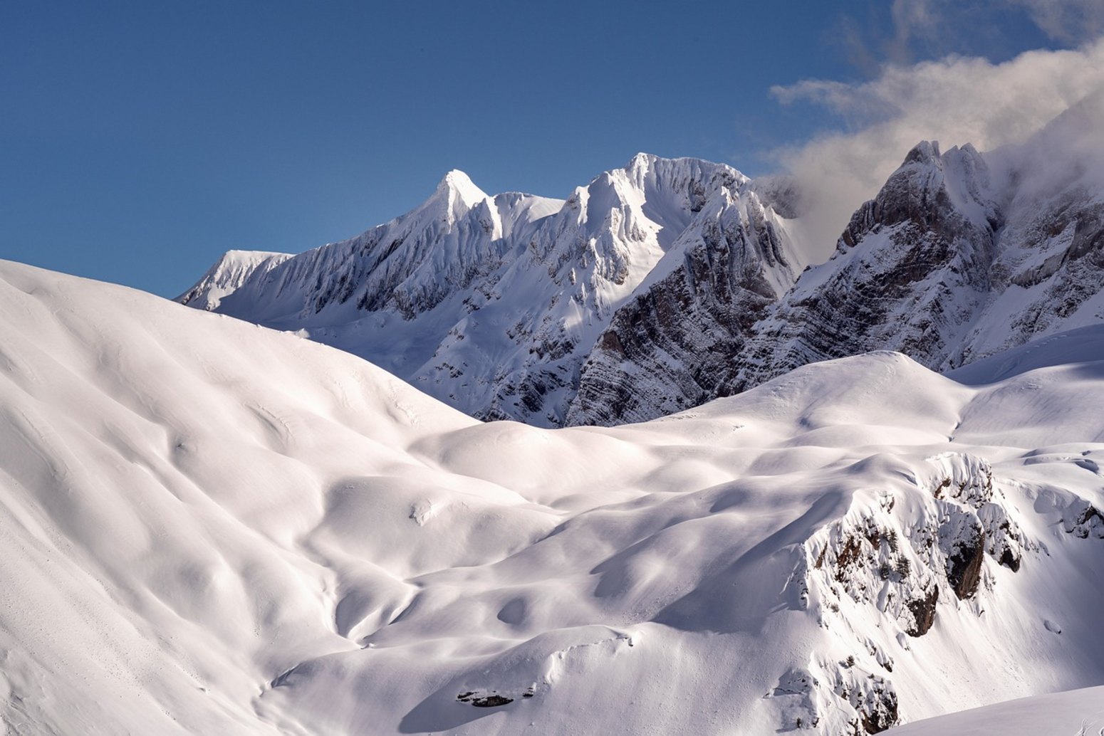 Cumbres nevadas del Pirineo de Huesca, Fin de Año en la nieve con niños
