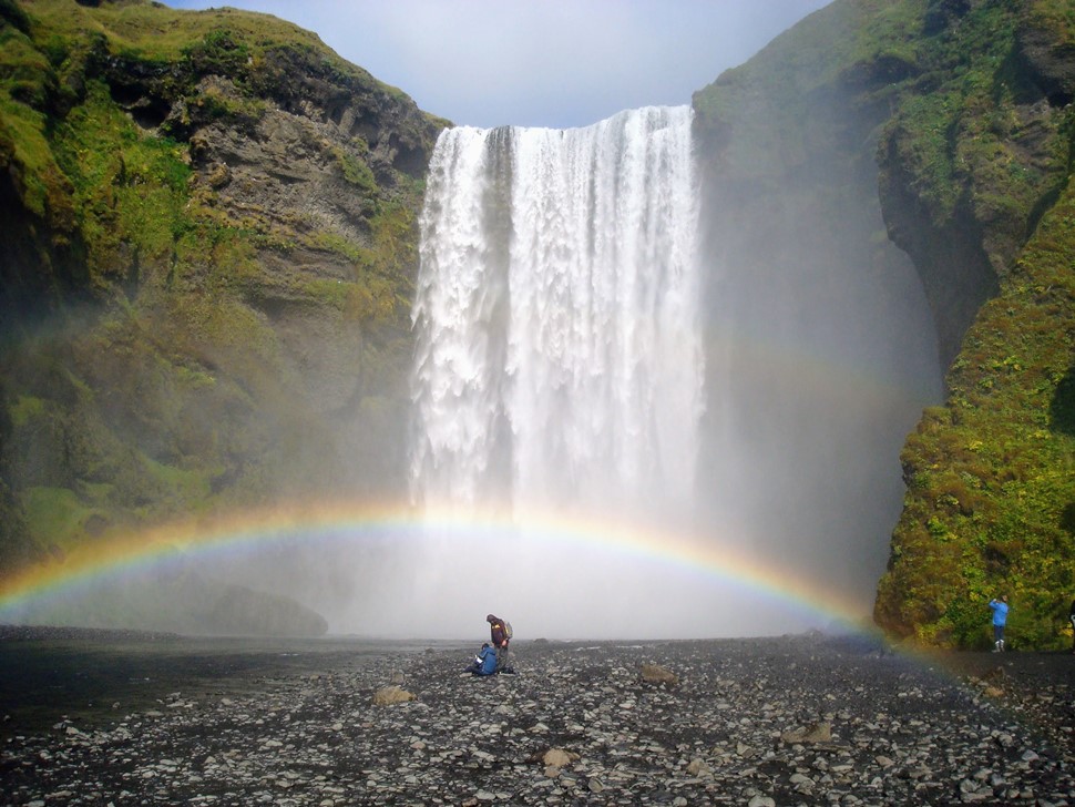 Amalur M. Islandia al completo Verano 2017 Skogafoss co arcoiris