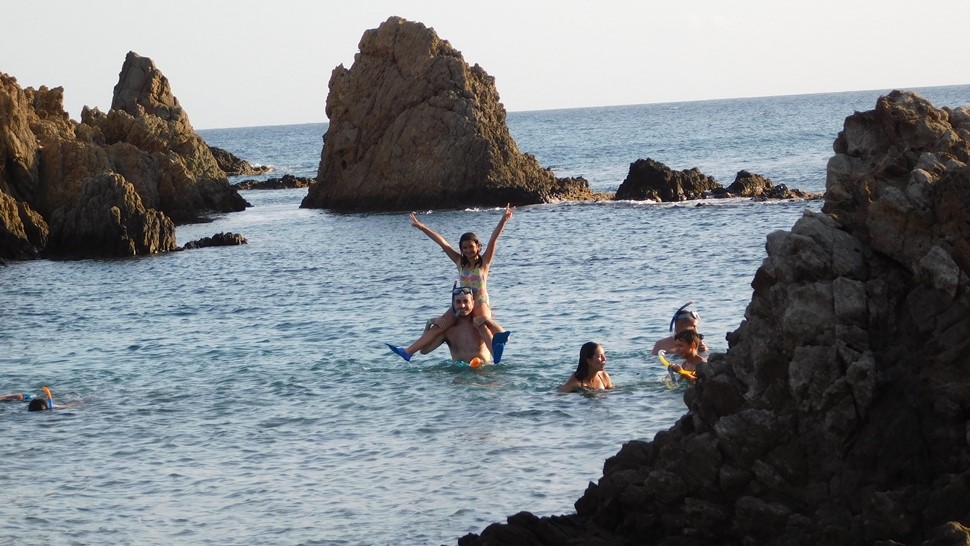 Inmaculada P. Aventura en Cabo de Gata Verano 2017 Snorkel en Cabo de Gata