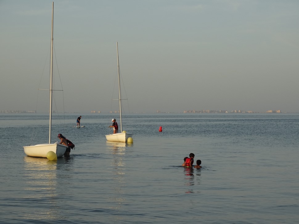 Pedro S El verano es Azul Atardecer de relax en el Mar Menor