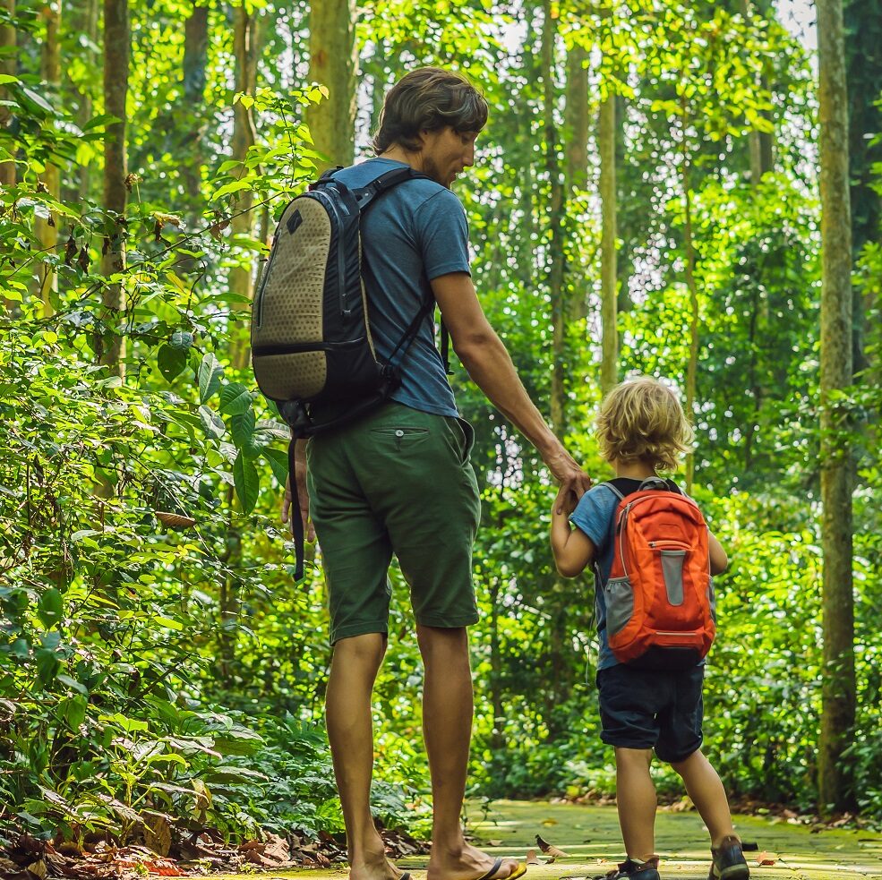 padre e hijo familia monoparental viajes